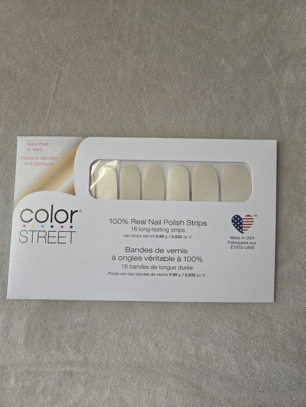 NWT Color Street Nail Polish Strips Tie The Knot